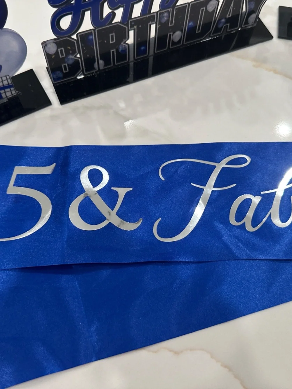 3 Birthday celebration signs  for a 75 year old